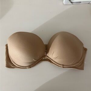 Victoria's Secret Nude Strapless Bra